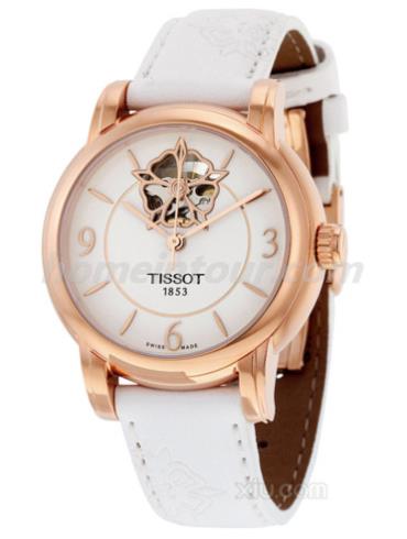 天梭T050.207.37.017.04女表T-Lady-白色表带/表径35mm