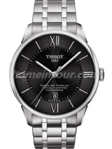 天梭T099.408.11.058.00男表T-Classic系列-银色表带/表径42mm