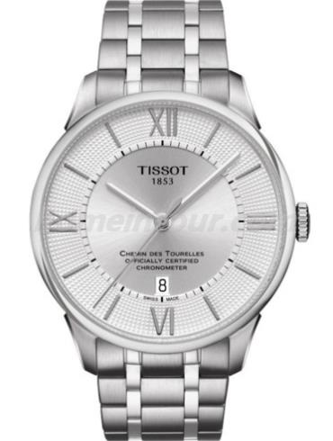 天梭T099.408.11.038.00男表T-Classic系列-银色表带/表径42mm