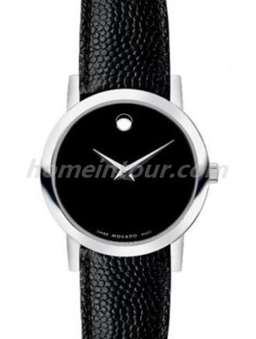 摩凡陀0606087女表博物馆-黑色表带/表径25mm