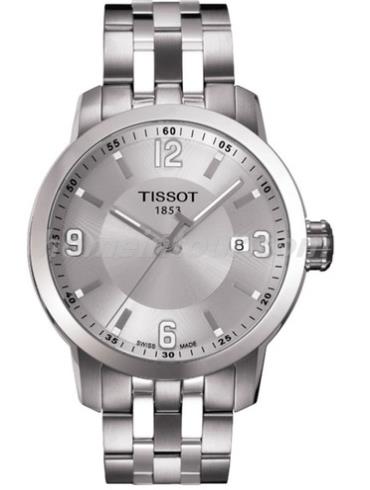 天梭T055.410.11.037.00男表T-Sport系列-灰色表带/表径39mm