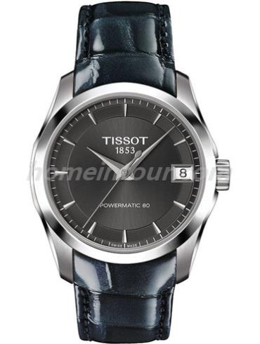 天梭T035.207.16.06.100女表T-Lady-黑色表带/表径32mm