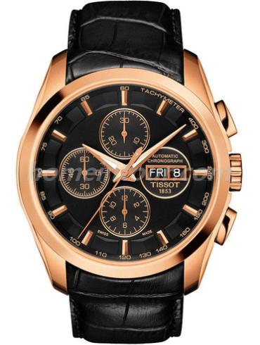 天梭T035.614.36.051.01男表T-Classic系列-黑色表带/表径43mm