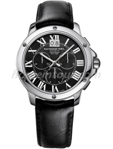 蕾蒙威4891-STC-00200男表Tango系列-黑色表带/表径40mm