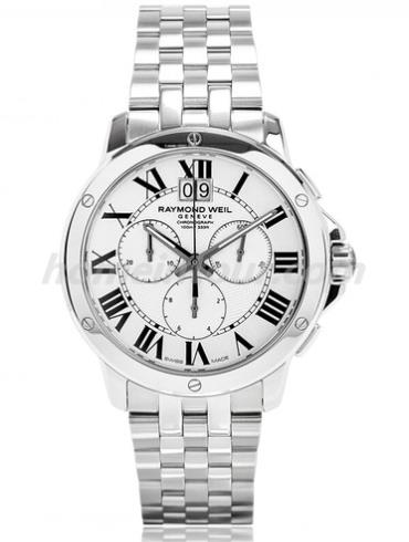 蕾蒙威4891-ST-00650男表Tango系列-银色表带/表径40mm