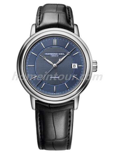 蕾蒙威2837-STC-50001男表Maestro系列-黑色表带/表径39.5mm