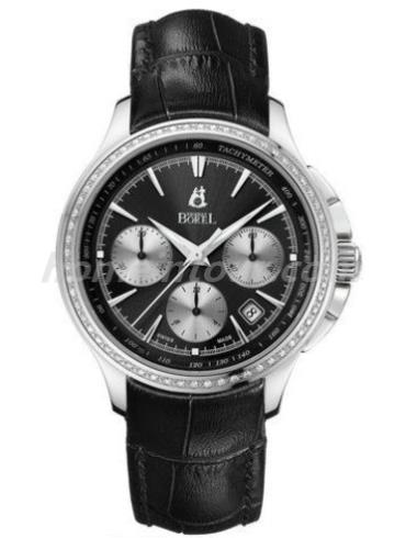 依波路GS8600D-0322BK男表波莱尔系列-黑色表带/表径41mm