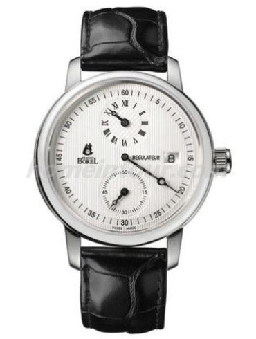 依波路_GS6150-4546BK男表-黑色表带/表径40mm