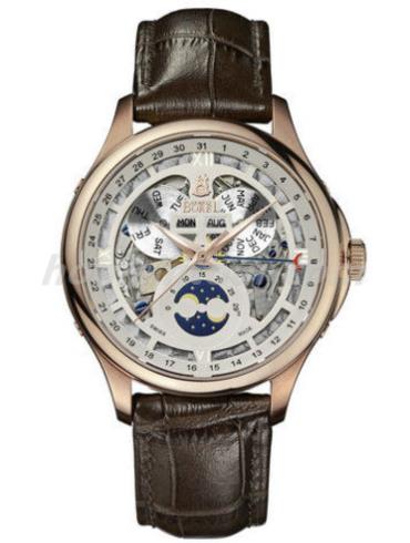 依波路GG7351-2056BR男表公爵系列-棕色表带/表径40mm