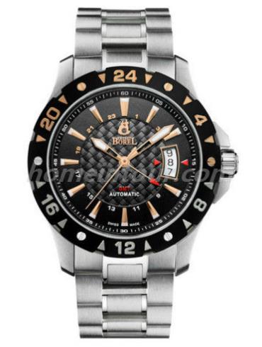 依波路GS8300-5529男表哥伦布系列-银色表带/表径44mm