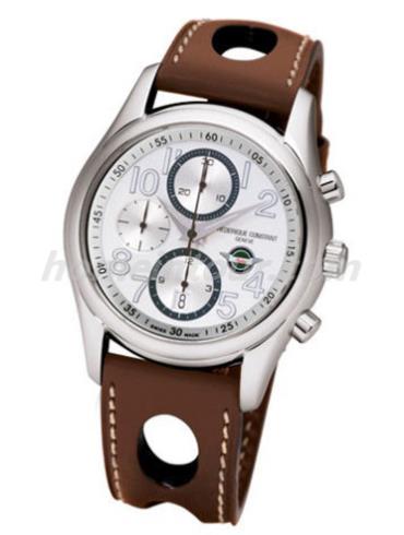 康斯登FC-392HSDG6B6男表古董赛车系列-棕色表带/表径43mm