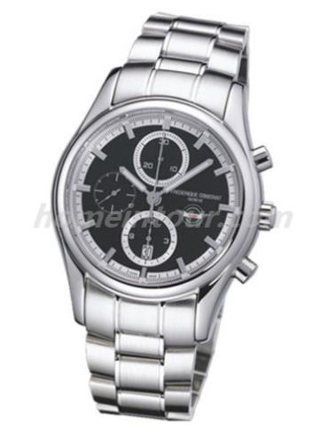 康斯登FC-392HBS6B6B男表古董赛车系列-银色表带/表径43mm