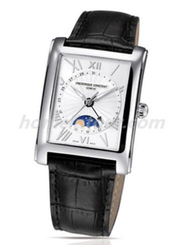 康斯登FC-330MS4MC26男表百年经典系列-黑色表带/表径34x45 mm