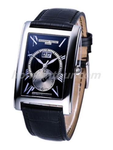 康斯登FC-325BS4C26男表百年经典系列-黑色表带/表径47x30.7mm