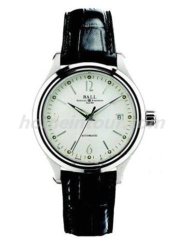 波尔NM1060D-LJ-WH男表铁路长官系列-黑色表带/表径38mm