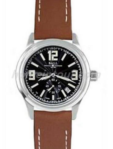 波尔NM1050D-LAJ-BK男表铁路长官系列-棕色表带/表径38.3mm