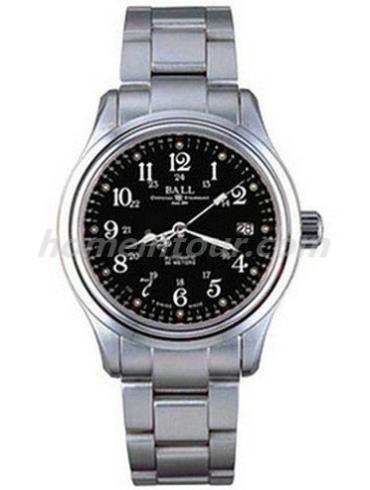 波尔NM1038D-S1-BK女表铁路长官系列-银色表带/表径28.8mm