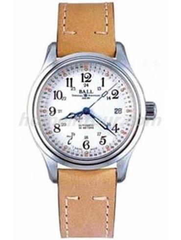 波尔NM1038D-L1-WH男表铁路长官系列-棕色表带/表径41mm