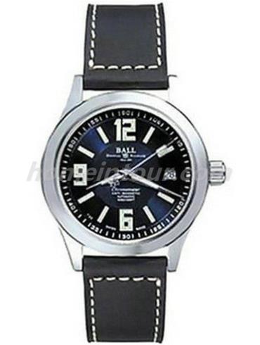 波尔NM1020C-LCAJ-BE男表铁路长官系列-黑色表带/表径40mm