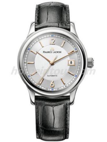 艾美LC6027-SS001-121男表典雅系列-黑色表带/表径38mm