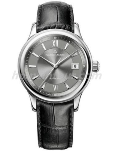 艾美LC6027-SS001-311男表典雅系列-黑色表带/表径38mm