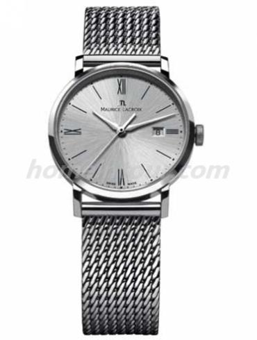 艾美EL1087-SS002-110男表Eliros系列-银色表带/表径38mm