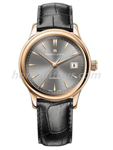 艾美LC6037-PG101-330男表典雅系列-黑色表带/表径38mm