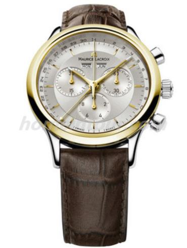 艾美LC1228-PVY11-130男表典雅系列-棕色表带/表径40mm