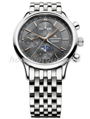 艾美LC6078-SS002-331男表典雅系列-银色表带/表径41mm