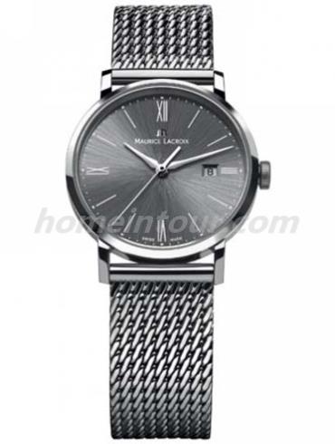 艾美EL1087-SS002-810男表Eliros系列-银色表带/表径38mm