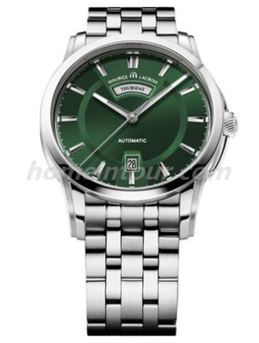 艾美PT6158-SS002-63E男表奔涛系列-银色表带/表径40mm