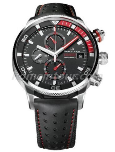 艾美PT6009-SS001-330男表奔涛系列-黑色表带/表径48mm