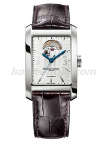 名士08818男表汉伯顿系列-深棕色表带/表径45.5mm