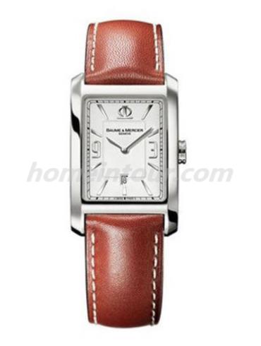 名士08810男表汉伯顿系列-棕色表带/表径42.5mm