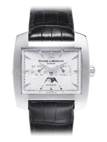 名士08487男表汉伯顿系列-黑色表带/表径43mm