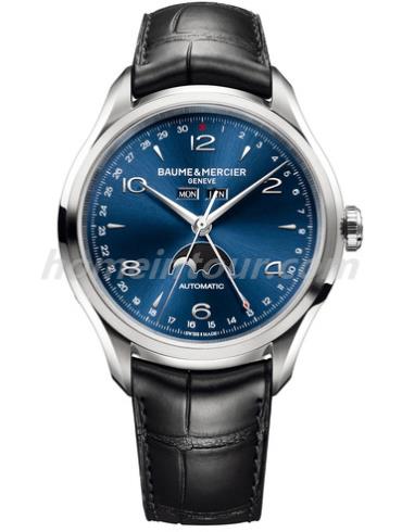 名士10057男表克里顿Clifton系列-黑色表带/表径43mm