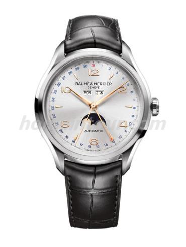 名士10055男表克里顿Clifton系列-黑色表带/表径43mm