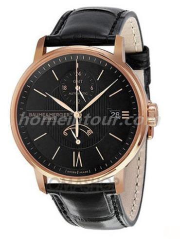 名士10040男表克莱斯麦系列-黑色表带/表径39mm