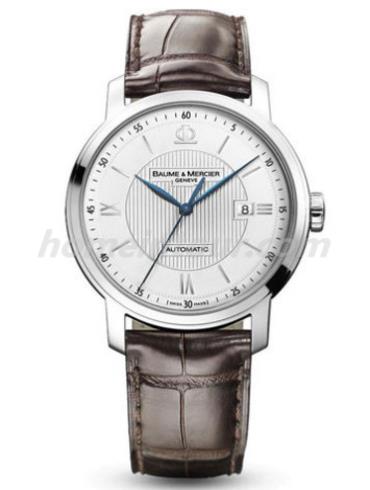 名士08731男表克莱斯麦系列-深棕色表带/表径42mm