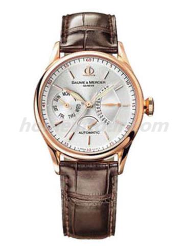 名士08730男表克莱斯麦系列-深棕色表带/表径39mm