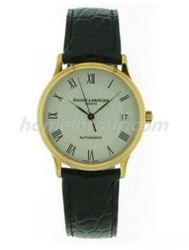 名士08659男表克莱斯麦系列-黑色表带/表径33mm