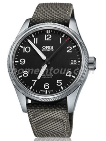 豪利时01_751_7697_4164-07_5_20_17FC男表航空系列-灰色表带/表径41mm