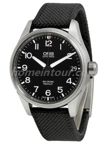 豪利时01_751_7697_4164-07_5_20_15FC男表航空系列-黑色表带/表径41mm