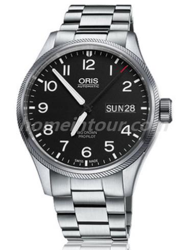 豪利时01_752_7698_4164-07_8_22_19男表航空系列-银色表带/表径45mm