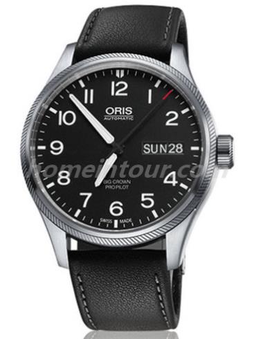 豪利时01_752_7698_4164-07_5_22_19FC男表航空系列-黑色表带/表径45mm