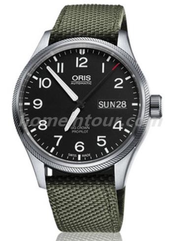 豪利时01_752_7698_4164-07_5_22_14FC男表航空系列-绿色表带/表径45mm