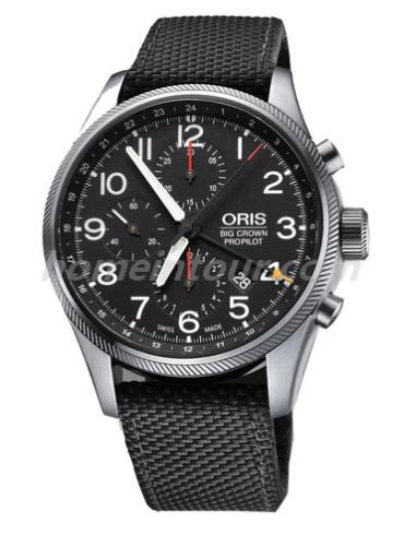 豪利时01_677_7699_4164-07_5_22_15FC男表航空系列-黑色表带/表径44mm