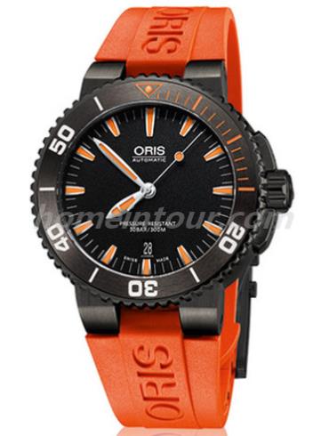 豪利时01_733_7653_4259-07_4_26_32EB男表潜水系列-红色表带/表径43mm