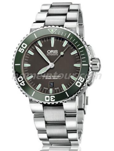 豪利时01_733_7653_4137-07_8_26_01PEB男表潜水系列-银色表带/表径43mm