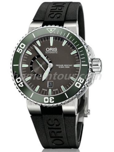 豪利时01_743_7673_4137-07_4_26_34EB男表潜水系列-黑色表带/表径46mm